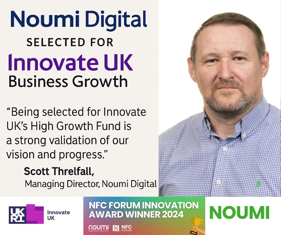 Noumi Digital Secures High Growth Support from Innovate UK to Fuel International Digital Receipt and Loyalty Tech Expansion 1 B P Digital Secures High Growth Support from Innovate UK to Fuel International Health Tech